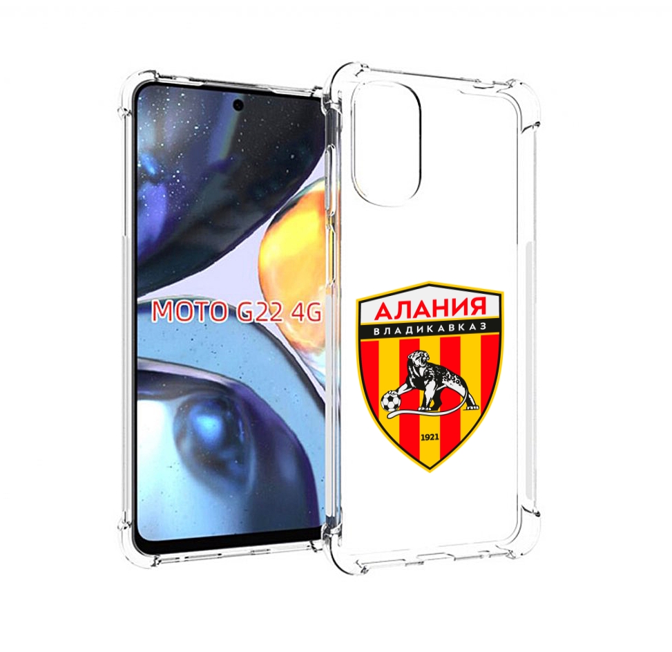 

Чехол MyPads фк-алания-2 для Motorola Moto G22 4G, Прозрачный, Tocco