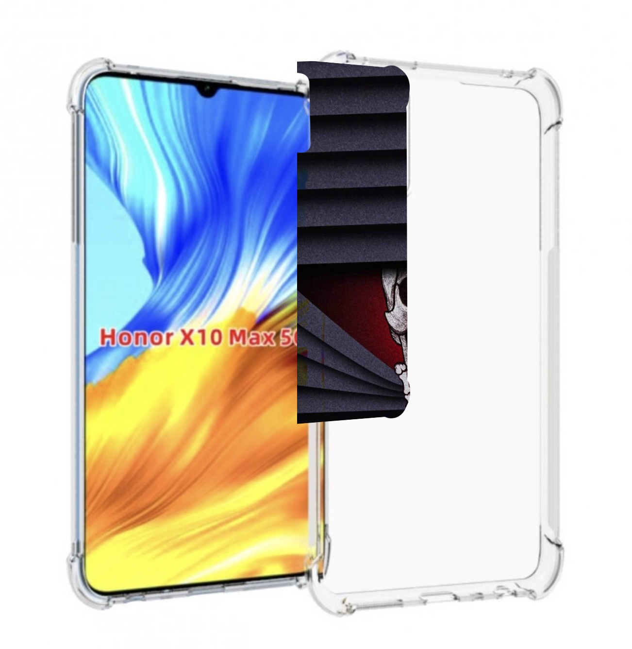 

Чехол MyPads подглядываю для Honor X10 Max, Прозрачный, Tocco