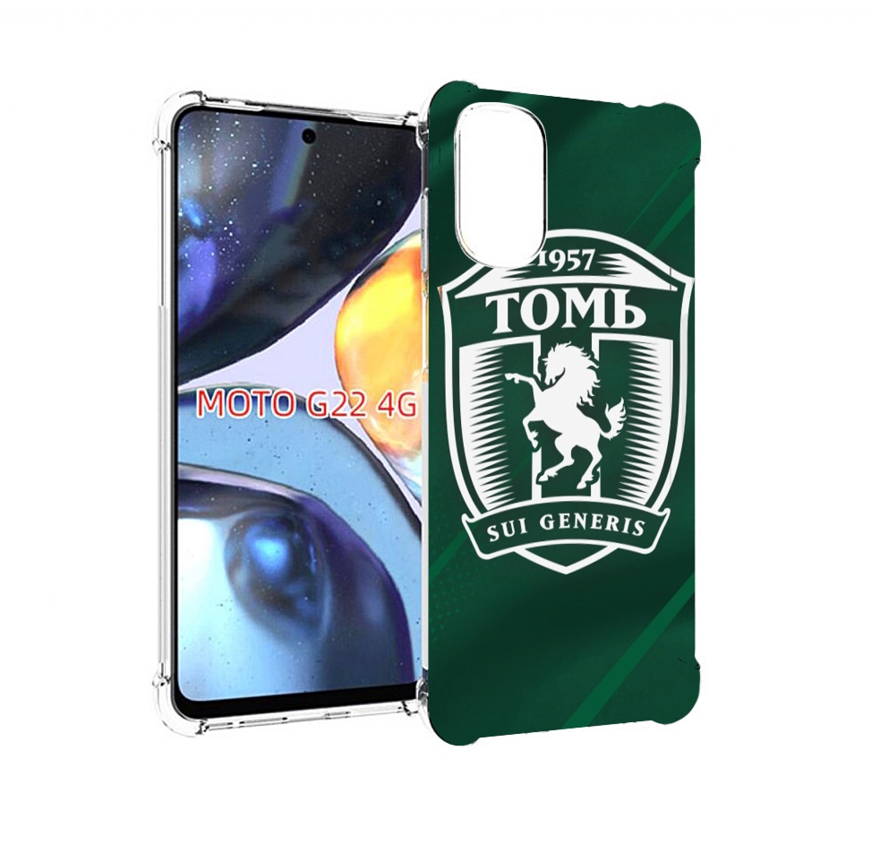 

Чехол MyPads фк томь томск для Motorola Moto G22 4G, Прозрачный, Tocco