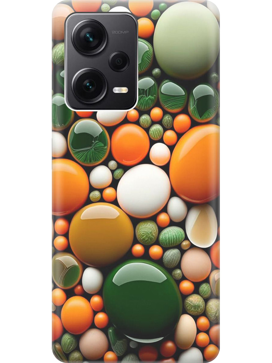 

Чехол на Xiaomi Redmi Note 12 Pro/Note 12 Pro+/Note 12 Explorer Edition 899905, Прозрачный;оранжевый;зеленый, 762098441