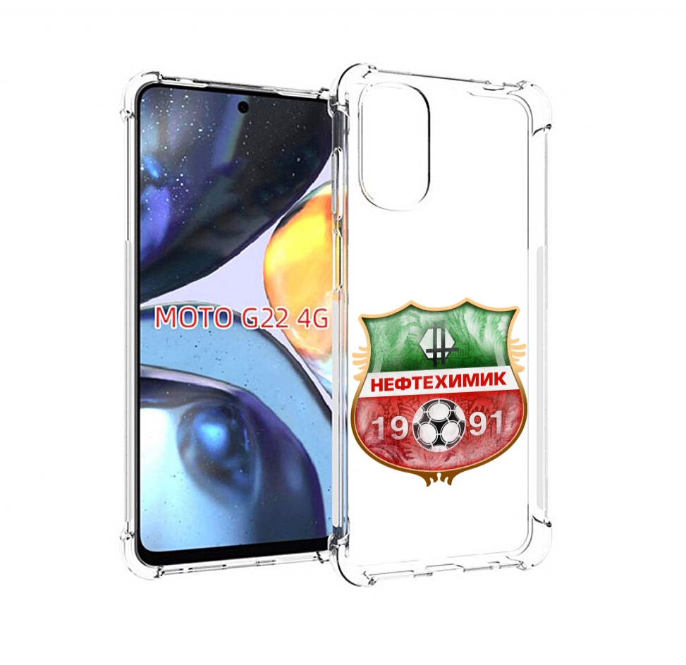 

Чехол MyPads фк нефтехимик нижнекамск для Motorola Moto G22 4G, Прозрачный, Tocco