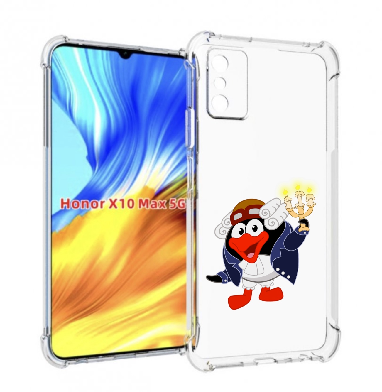 

Чехол MyPads пин-графф для Honor X10 Max, Прозрачный, Tocco