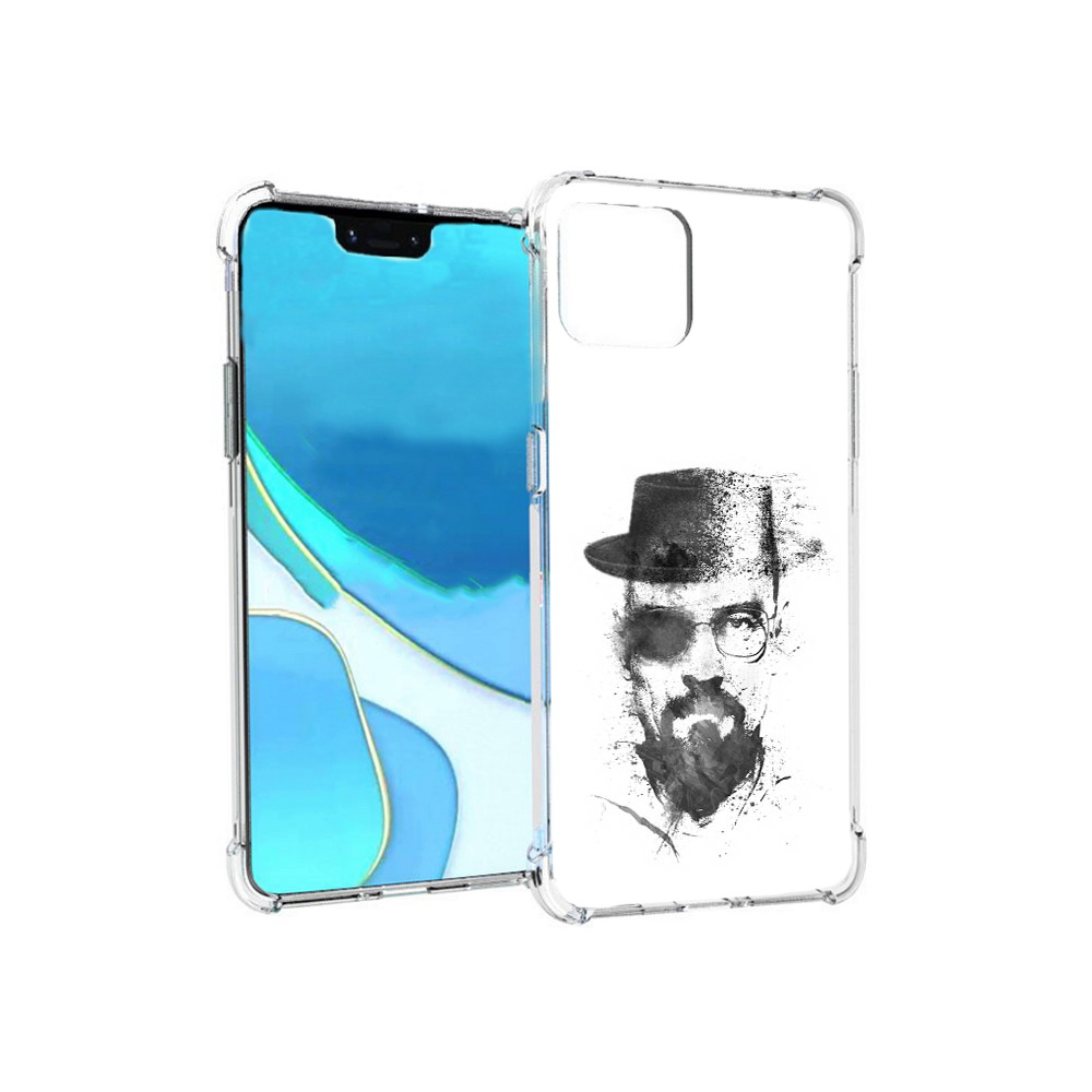 

Чехол MyPads Tocco для Google Pixel 4 XL загадочный человек, Прозрачный, Tocco
