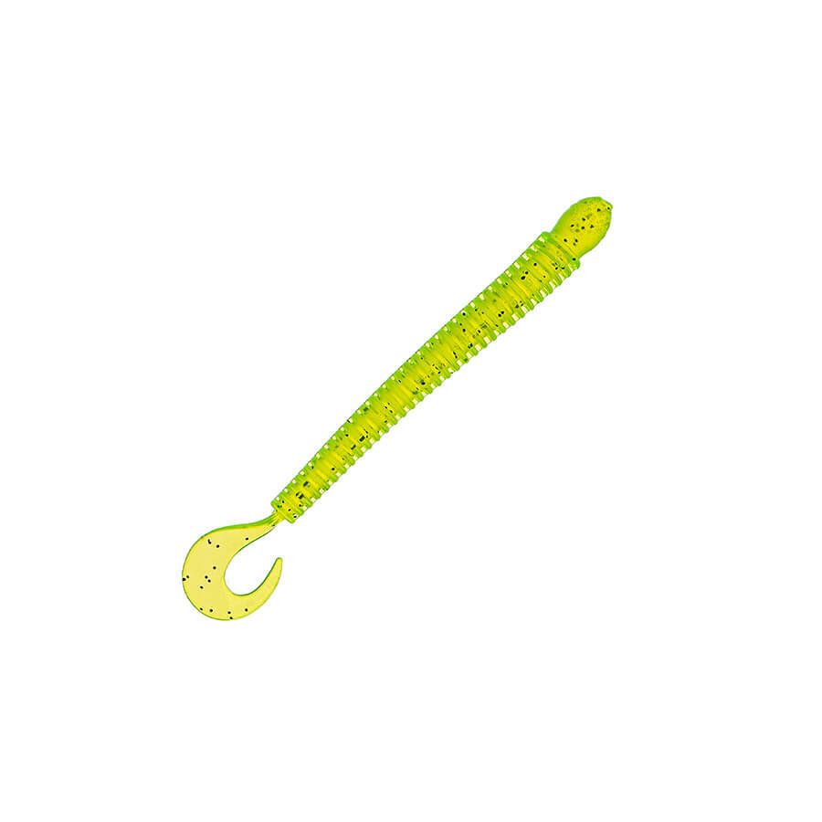 

Приманка DUNAEV DS-WORM-ZANDER 108 мл, 5шт 310 - желтый, блестки черные 00-00003403