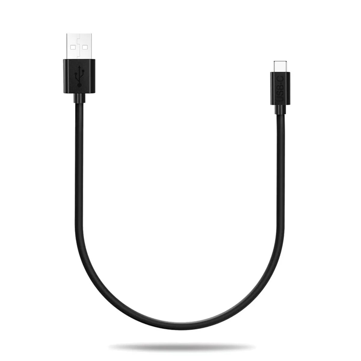 фото Tpu usb кабель usb - usb type-c 0.25м. 5a fastcharge black action-mag