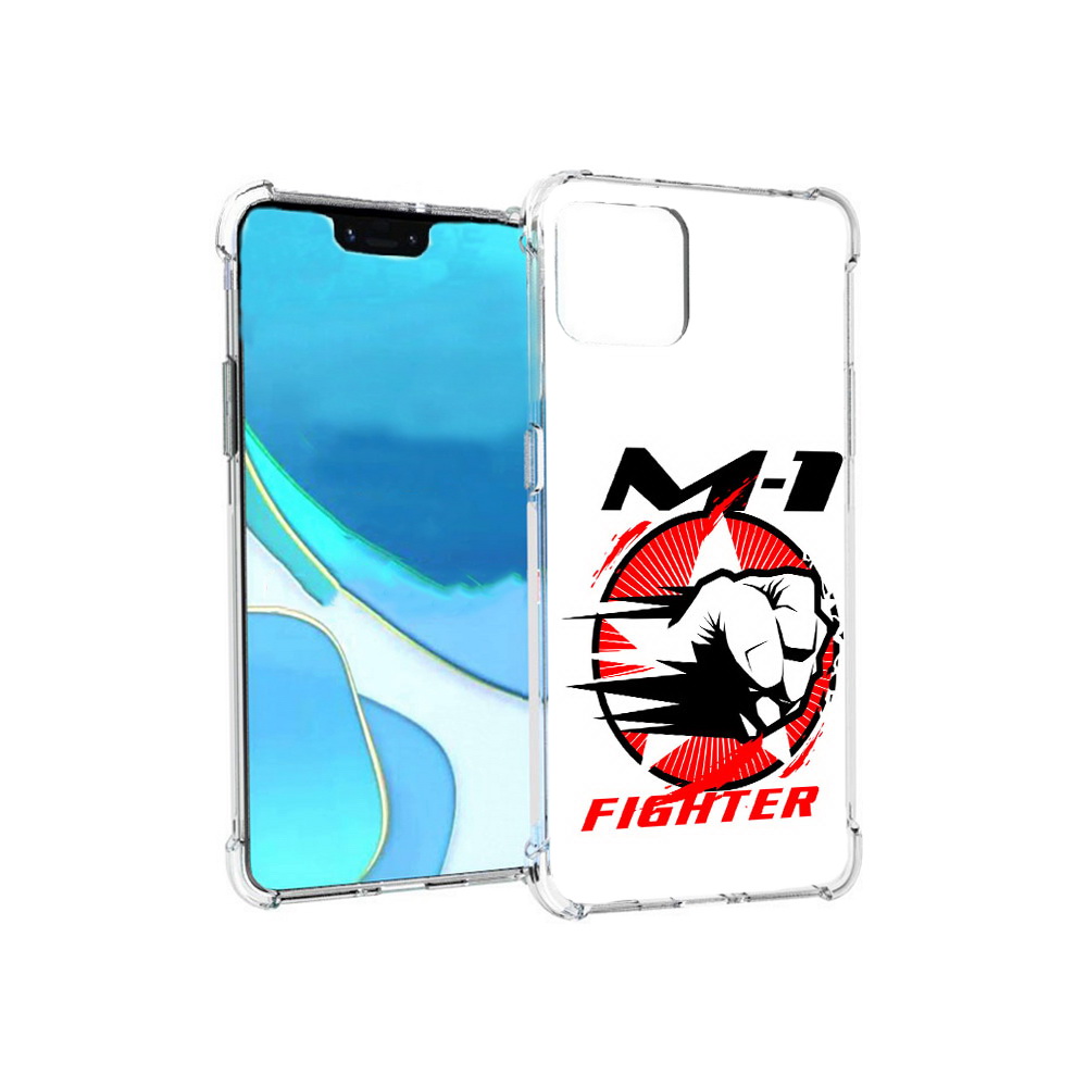

Чехол MyPads Tocco для Google Pixel 4 XL единоборства М-1, Прозрачный, Tocco