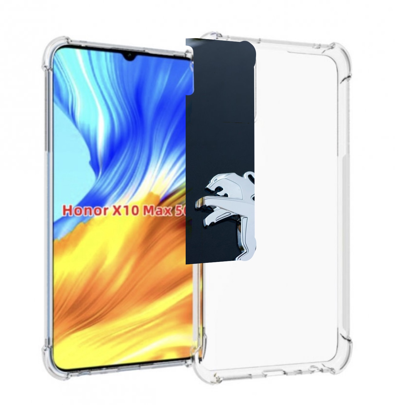 

Чехол Mypads Peugeot 2 Для Honor X10 Max, Прозрачный, Tocco