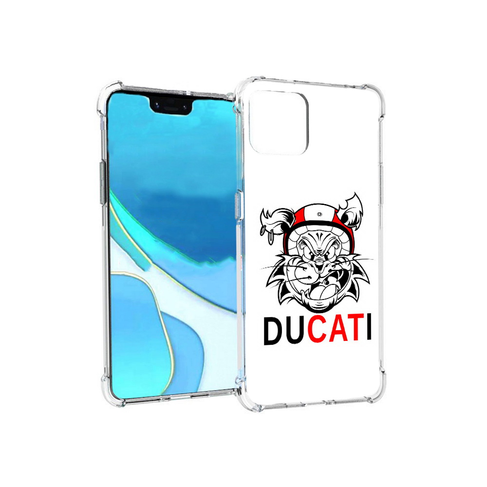 

Чехол MyPads Tocco для Google Pixel 4 XL дукати, Прозрачный, Tocco