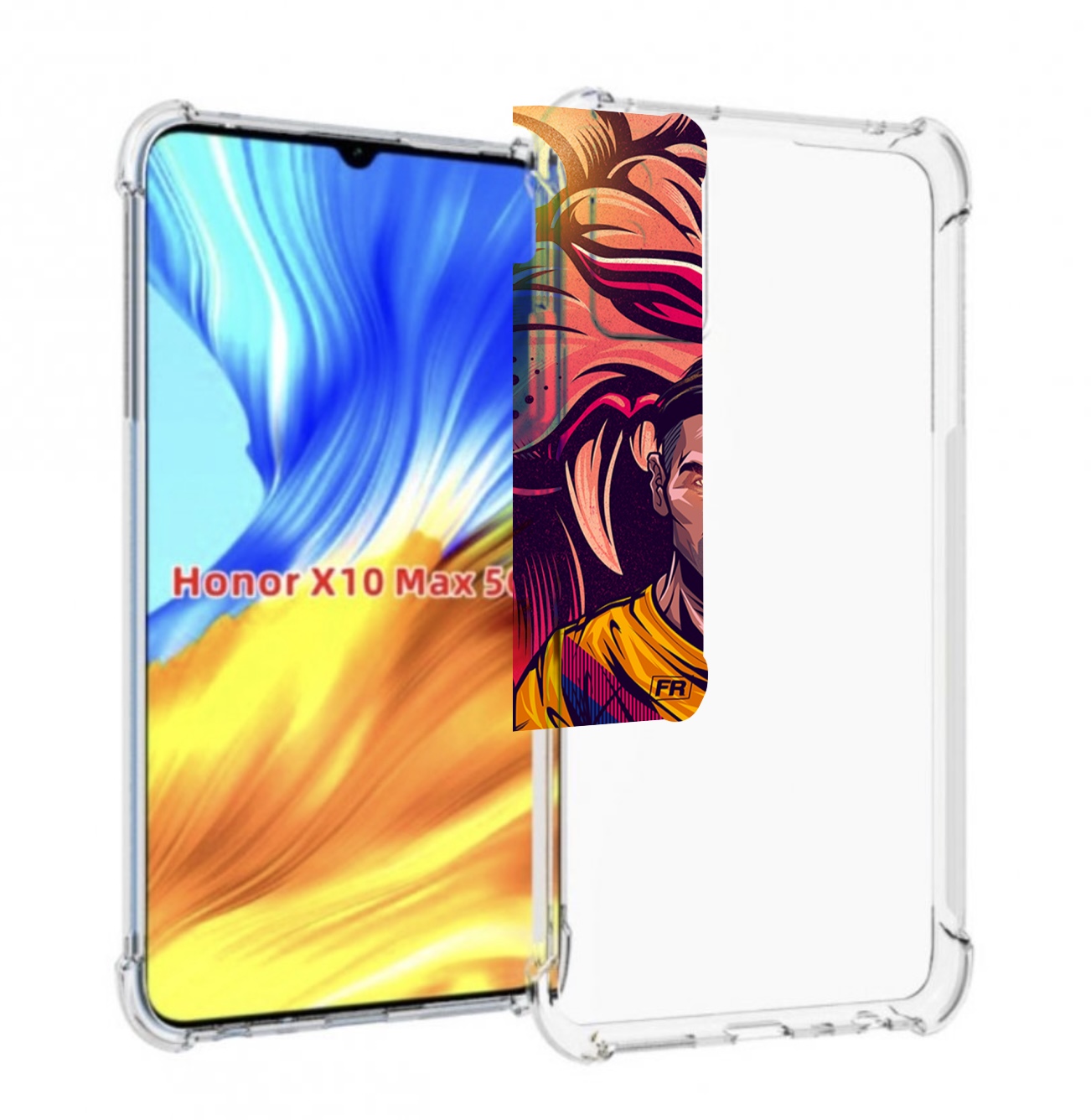 

Чехол MyPads парень-тигр-красный для Honor X10 Max, Прозрачный, Tocco