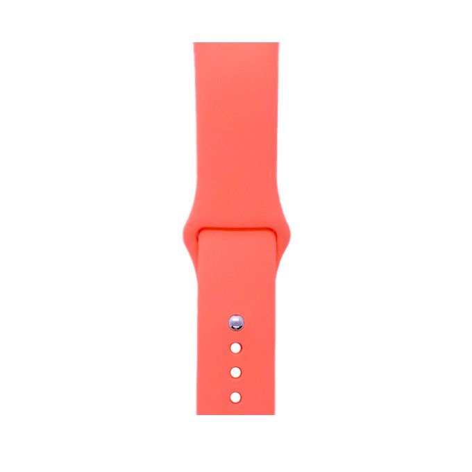 

Силиконовый ремешок для Apple Watch 42-44 мм, M/L, Нектарин, iGrape, Ремешок