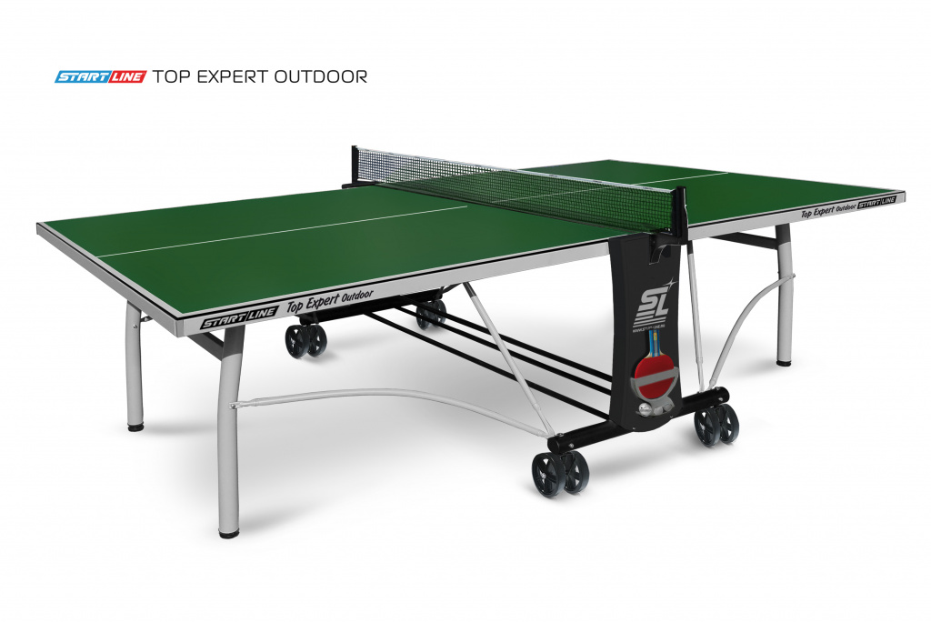 фото Теннисный стол start line top expert outdoor зеленый