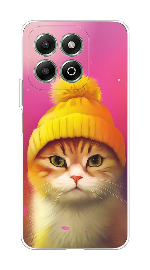 

Чехол на Honor X6b "Котик в шапочке", Розовый;желтый;бежевый, 6124950-1