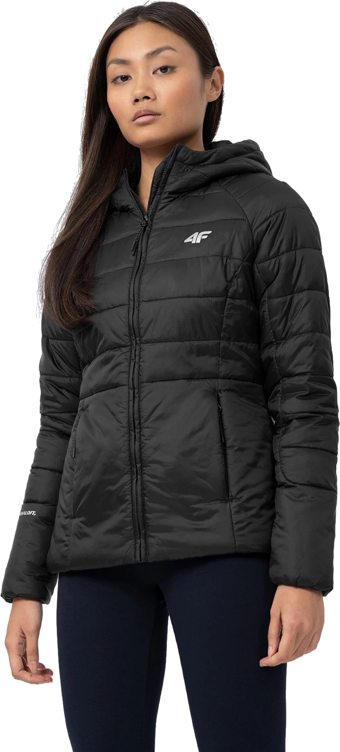 

Куртка женская 4F WOMEN'S JACKET черная XS, Черный, WOMEN'S JACKET