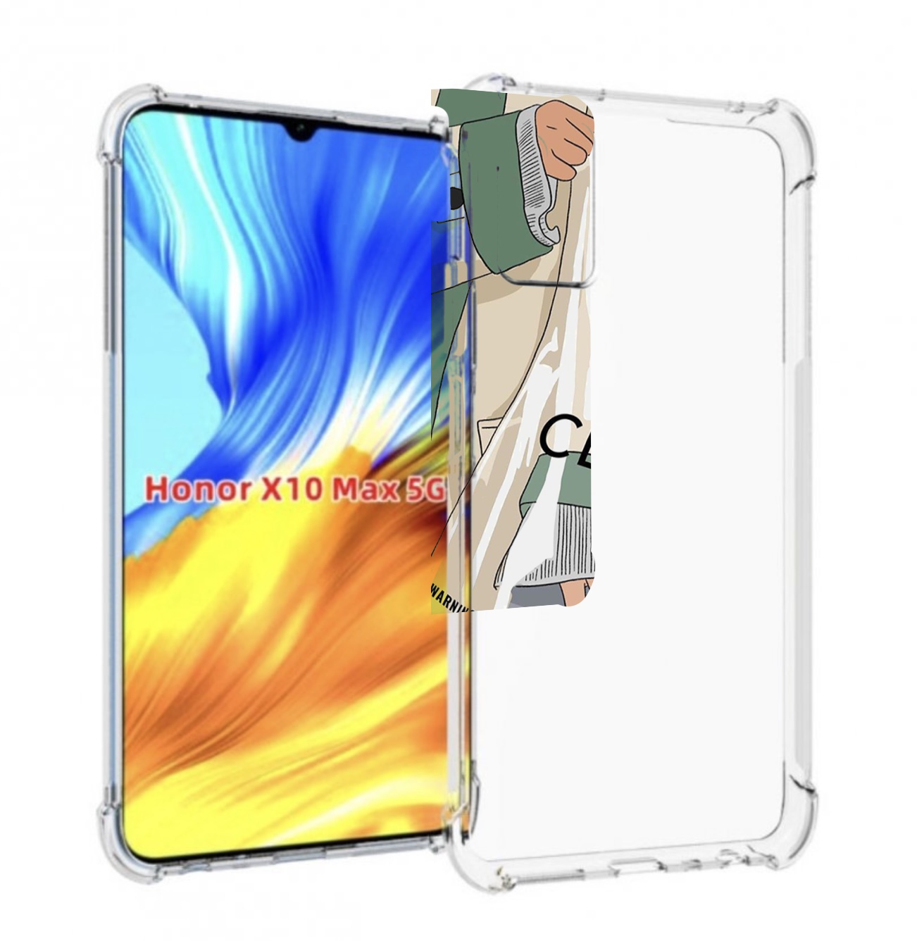 

Чехол MyPads пакет-келин-париж женский для Honor X10 Max, Прозрачный, Tocco