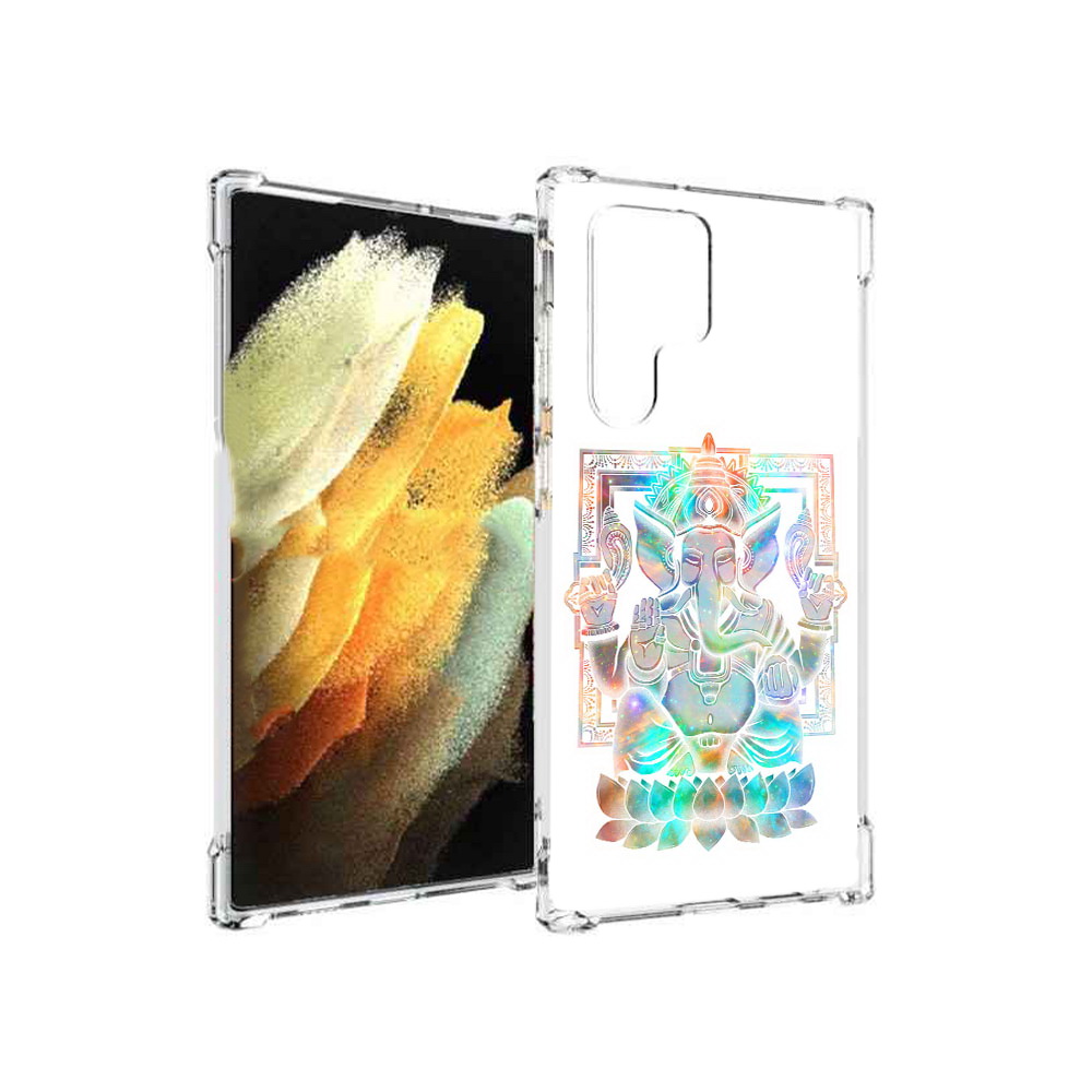 

Чехол MyPads Tocco для Samsung Galaxy S22 Ultra умный слон (PT172602.555.654), Прозрачный, Tocco