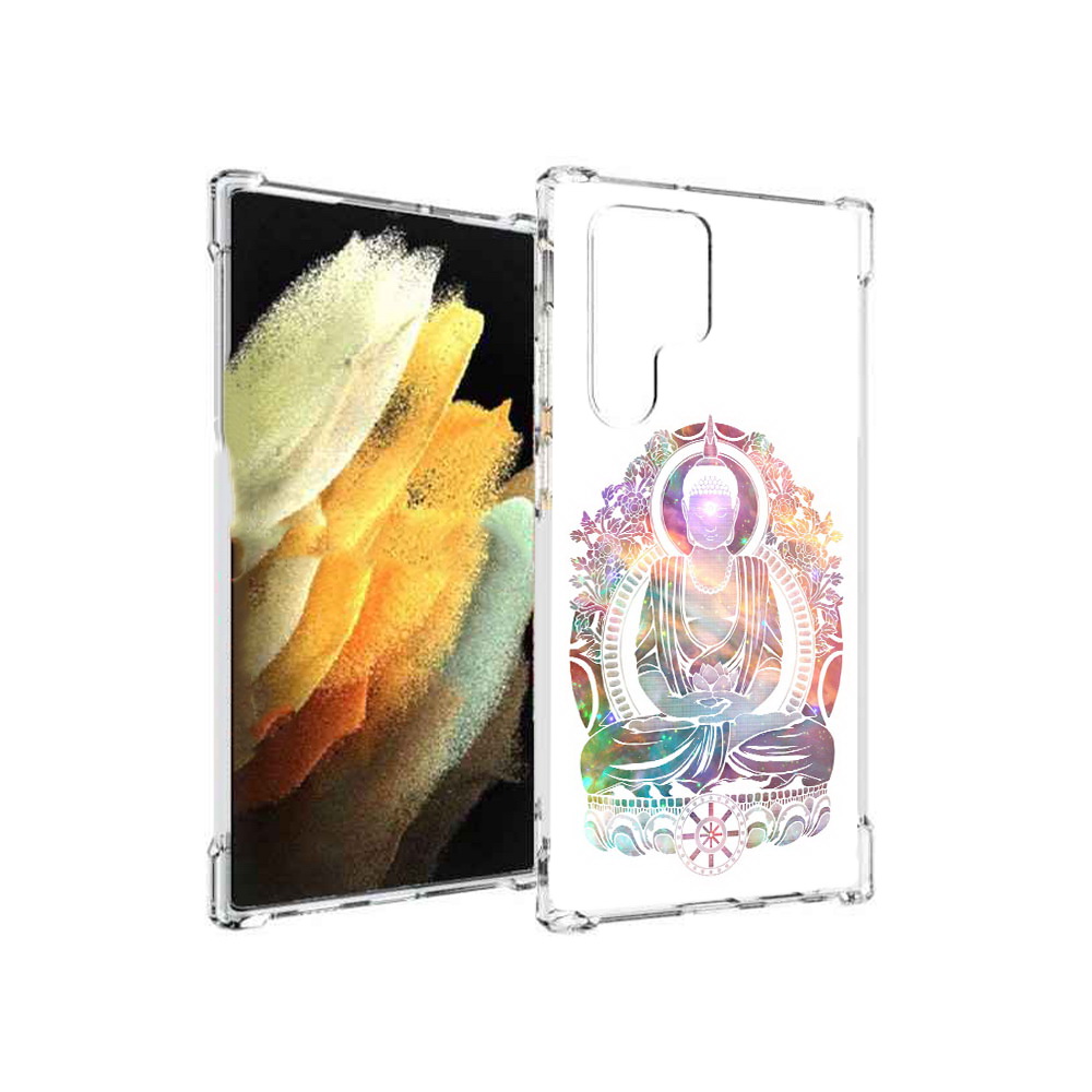 

Чехол MyPads Tocco для Samsung Galaxy S22 Ultra умный мужчина абстракция, Прозрачный, Tocco