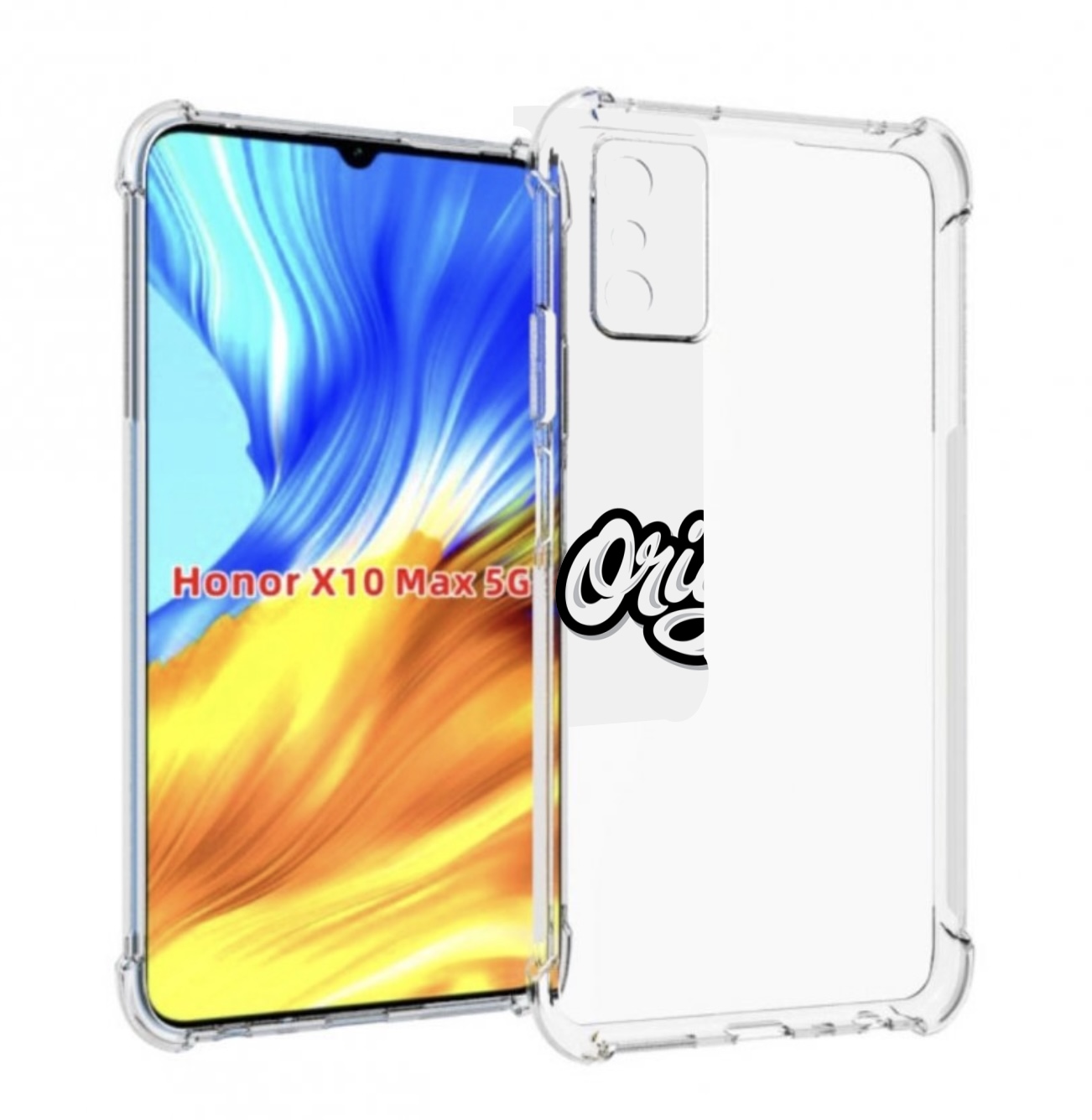 

Чехол MyPads оригинал-надпись для Honor X10 Max, Прозрачный, Tocco