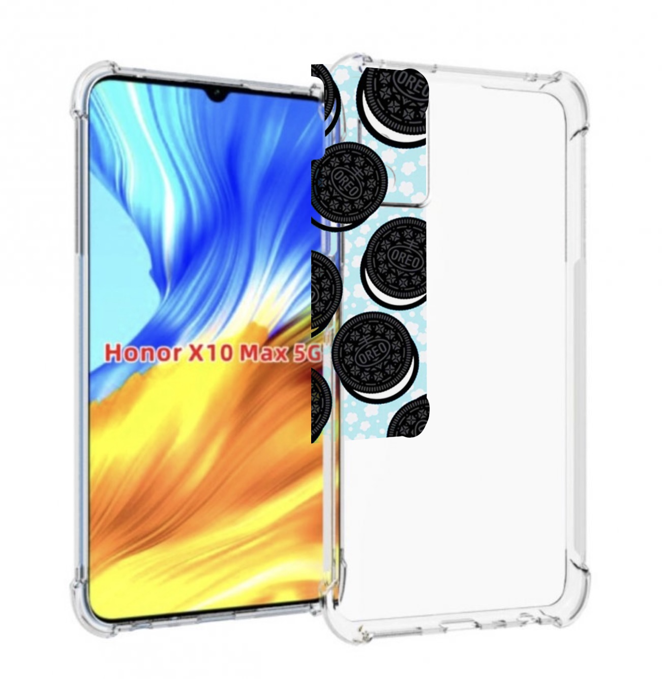 

Чехол MyPads орео печеньки для Honor X10 Max, Прозрачный, Tocco