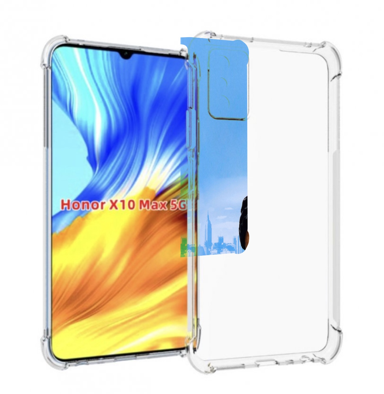 

Чехол MyPads один-дома-детский для Honor X10 Max, Прозрачный, Tocco