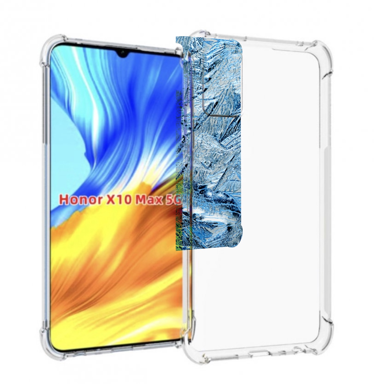 

Чехол MyPads обледенение для Honor X10 Max, Прозрачный, Tocco