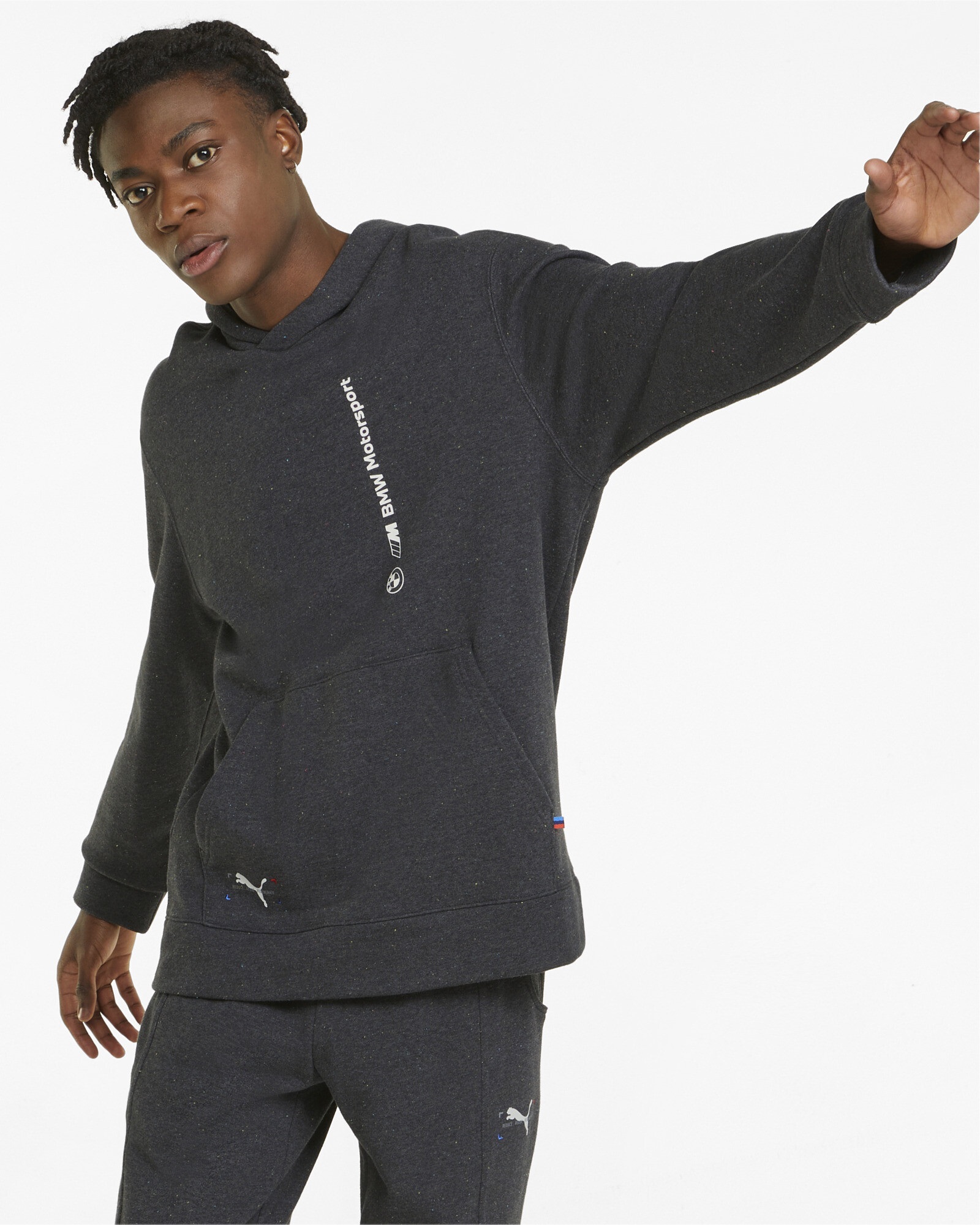 

Худи мужское PUMA BMW MMS RE:Collection Graphic Hoodie TR серое XL, Серый, BMW MMS RE:Collection Graphic Hoodie TR