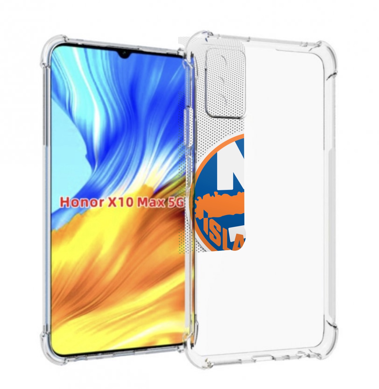 

Чехол MyPads нью-оирк-аилендерс для Honor X10 Max, Прозрачный, Tocco