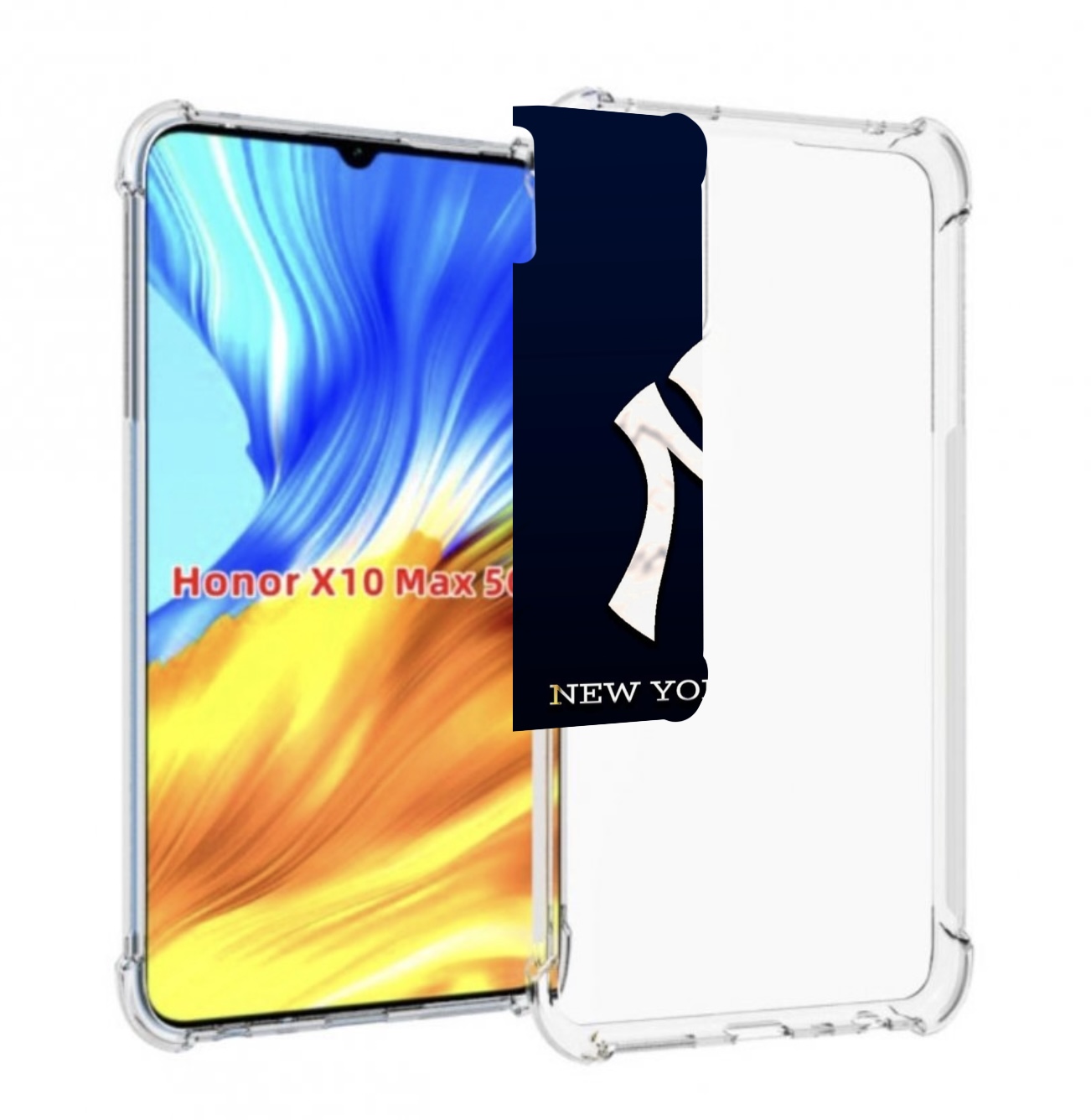 

Чехол MyPads нью оирк янкис беисбол для Honor X10 Max, Прозрачный, Tocco