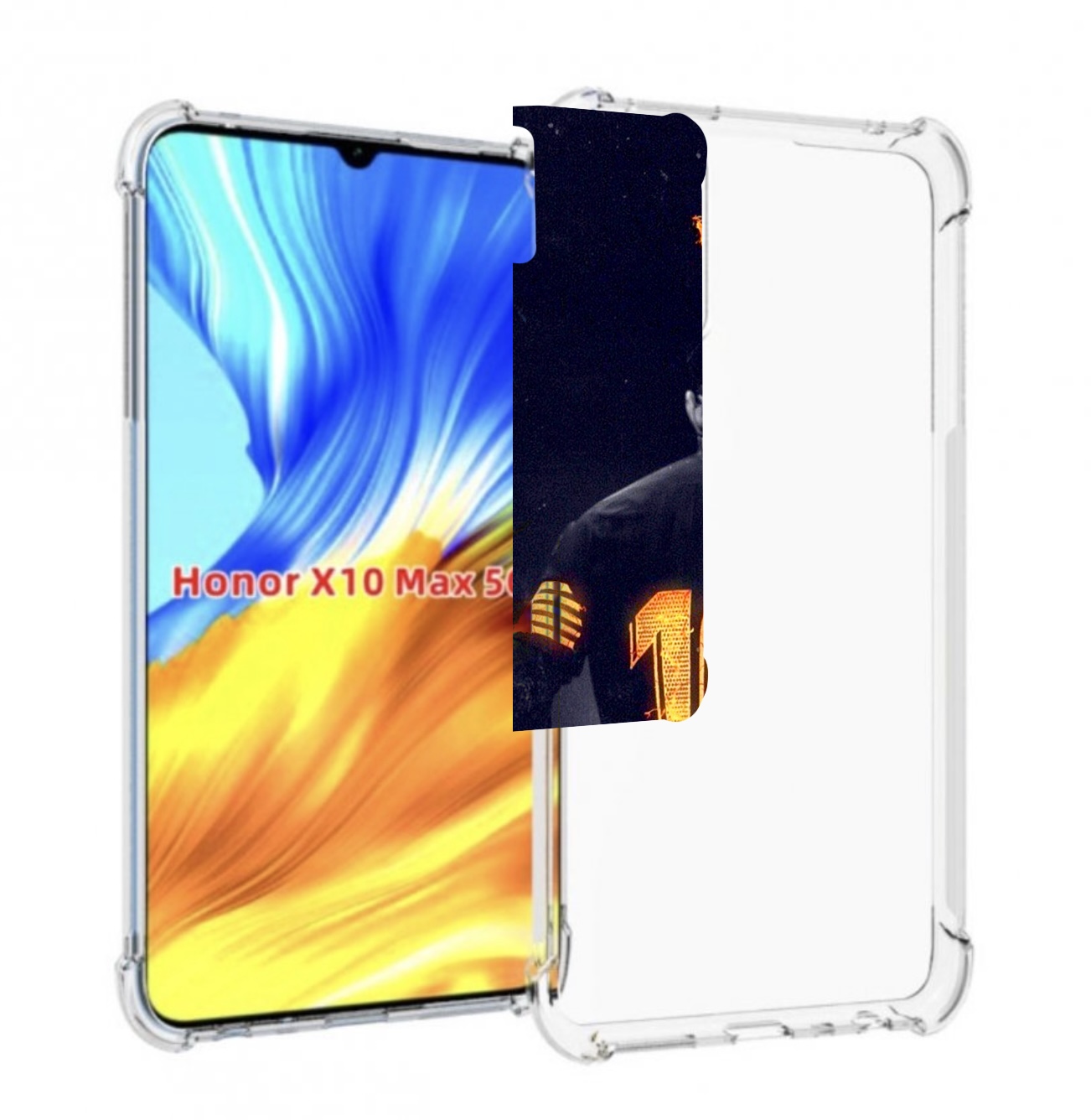 

Чехол MyPads номер-10 для Honor X10 Max, Прозрачный, Tocco