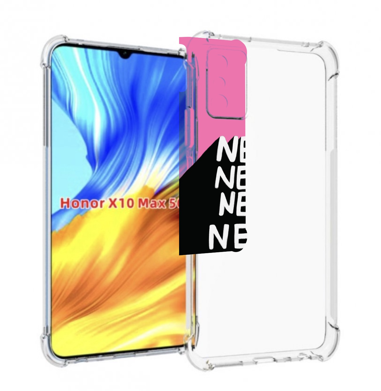 

Чехол MyPads никогда для Honor X10 Max, Прозрачный, Tocco