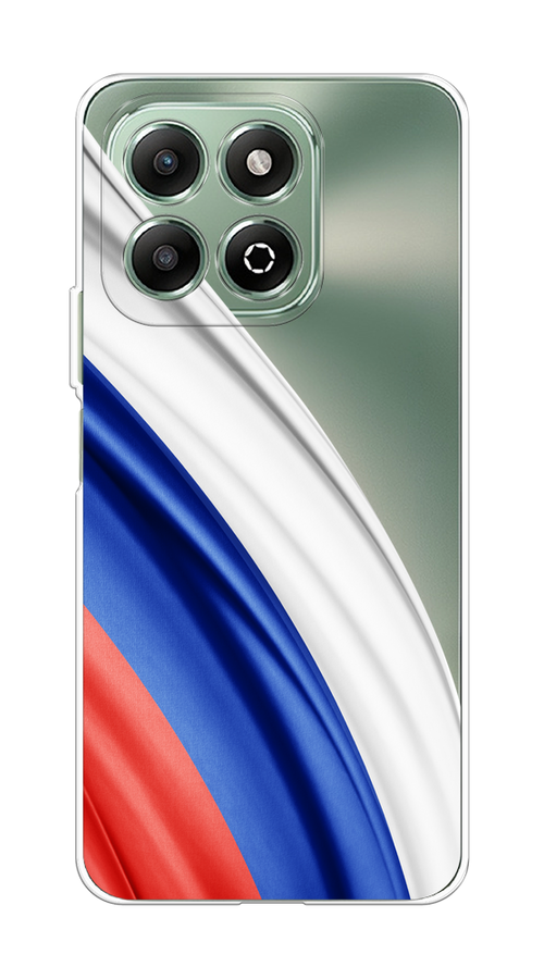 

Чехол на Honor X6b "Флаг России уголок", Белый;синий;красный;прозрачный, 6124950-1