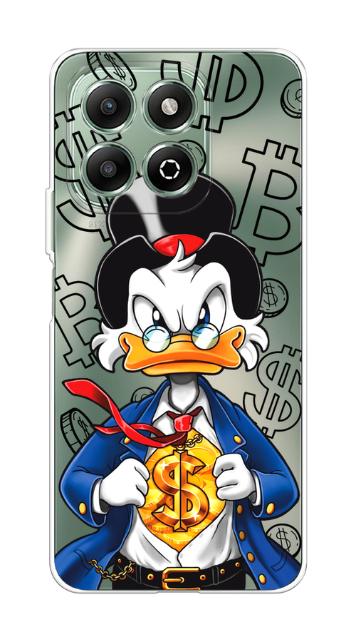 

Чехол на Honor X6b "Scrooge Goldman", Черный;белый;синий, 6124950-1