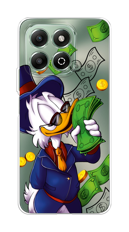 

Чехол на Honor X6b "Scrooge McDuck with Money", Синий;зеленый;белый, 6124950-1