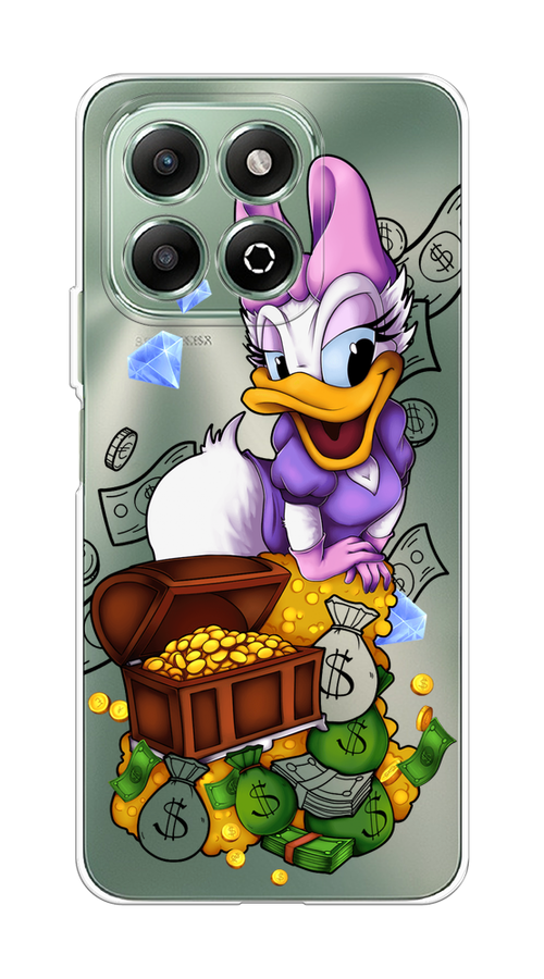 

Чехол на Honor X6b "Rich Daisy Duck", Коричневый;белый;фиолетовый, 6124950-1