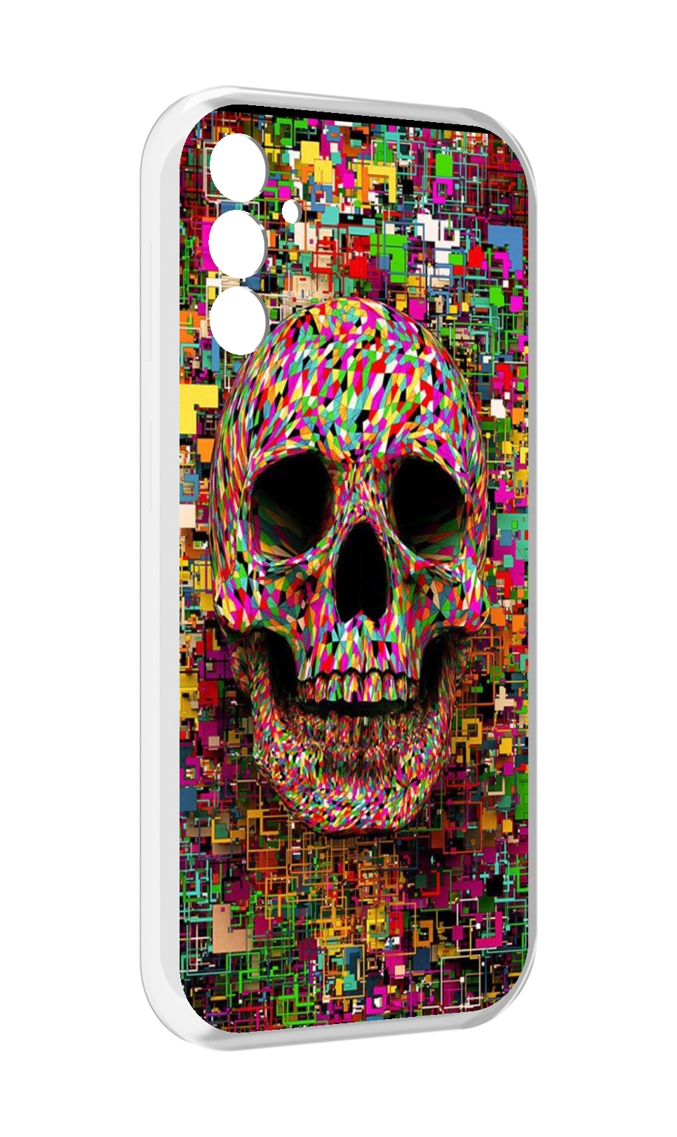 

Чехол MyPads череп красочные цвета для Samsung Galaxy M13, Прозрачный, Tocco