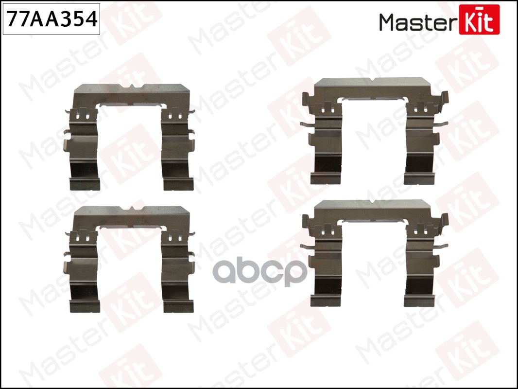 

Комплект Установочный Тормозных Колодок MasterKit 77AA354