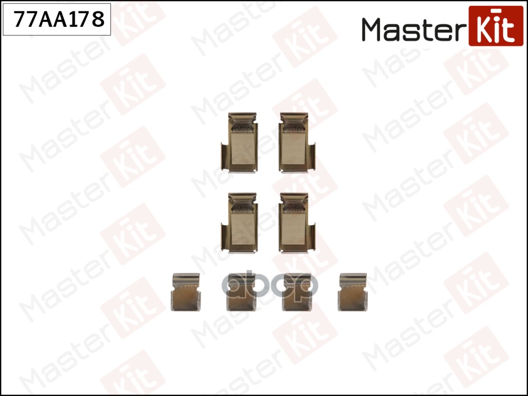 

Комплект Установочный Тормозных Колодок MasterKit 77AA178