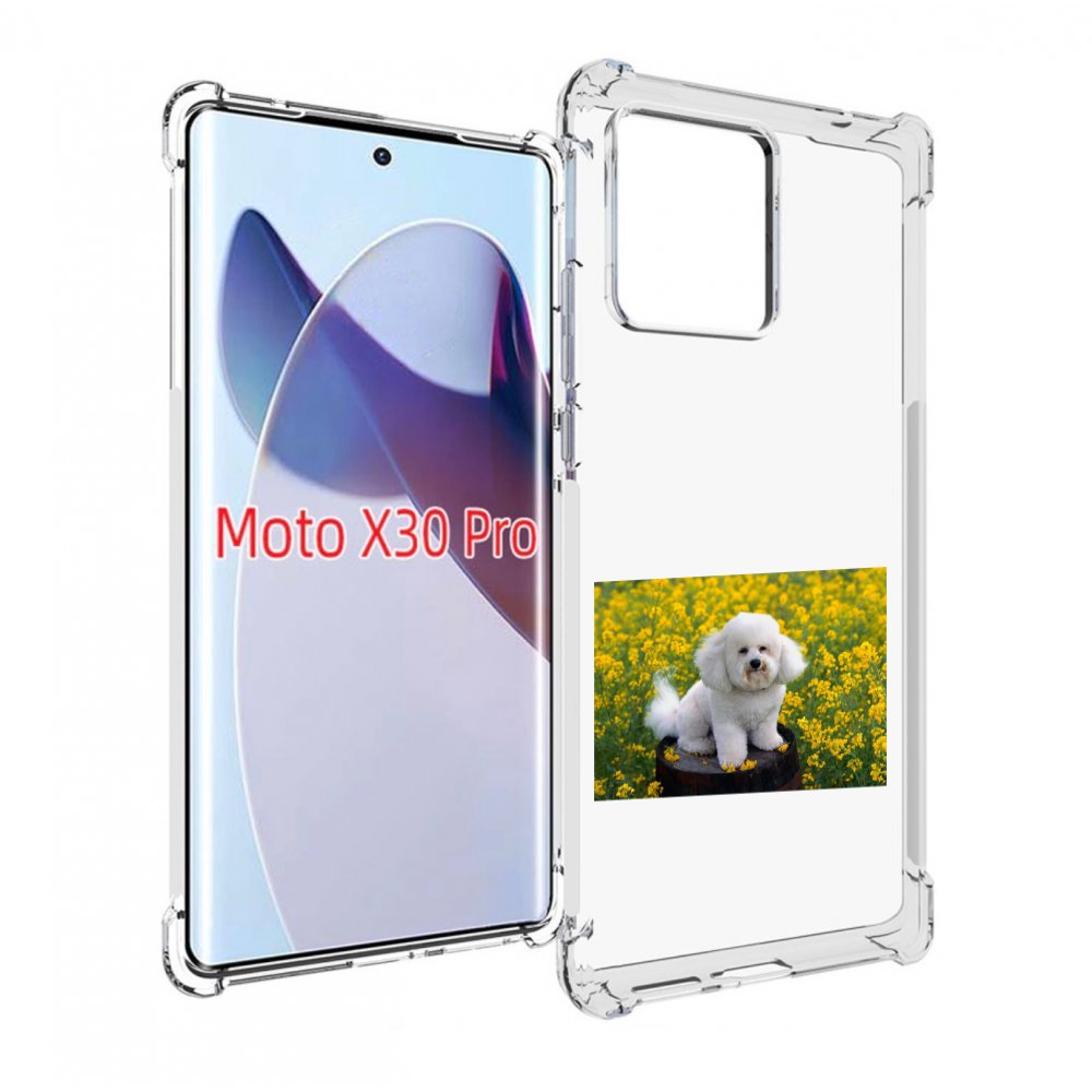 

Чехол MyPads пудель белыи для Motorola Moto X30 Pro, Прозрачный, Tocco