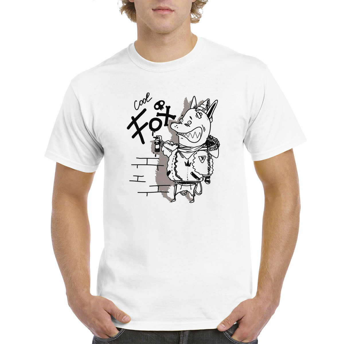 

Футболка унисекс CoolPodarok M0151430 белая 58 RU, Белый, M0151430