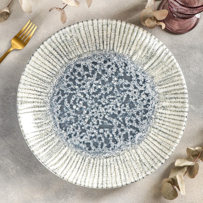 

Тарелка подстановочная Iris Blue, d=30 см