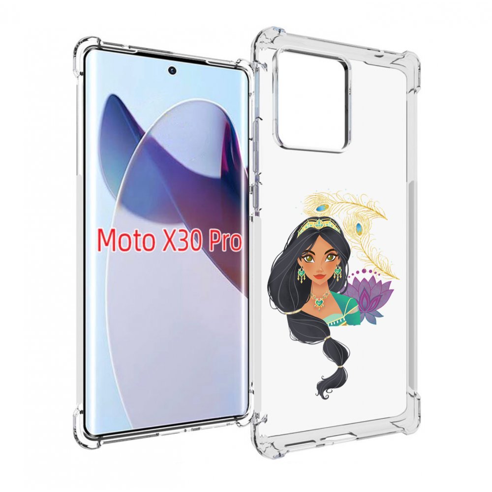 

Чехол MyPads принцесса-из-алладина женский для Motorola Moto X30 Pro, Прозрачный, Tocco
