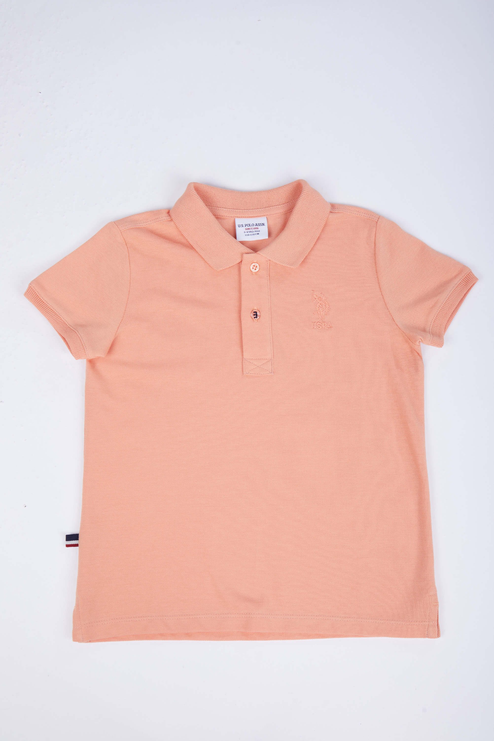 

Футболка детская US Polo Assn G083SZ0110TP01IY024_VR047, персиковый, 110, Розовый, G083SZ0110TP01IY024_VR047