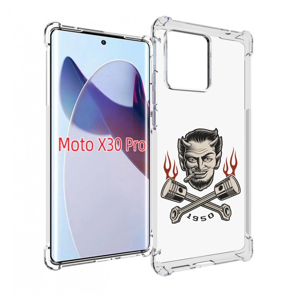

Чехол MyPads поршни-горят для Motorola Moto X30 Pro, Прозрачный, Tocco