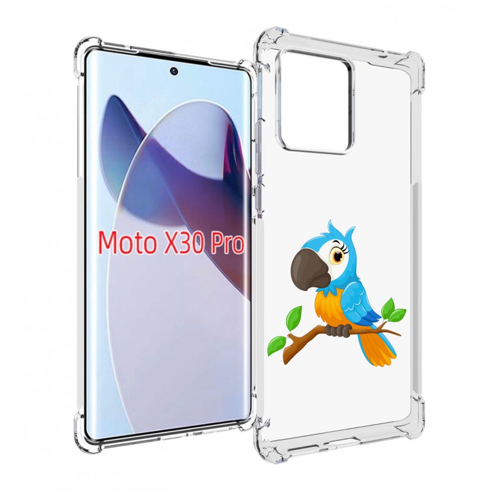 

Чехол MyPads попугайчик детский для Motorola Moto X30 Pro, Прозрачный, Tocco