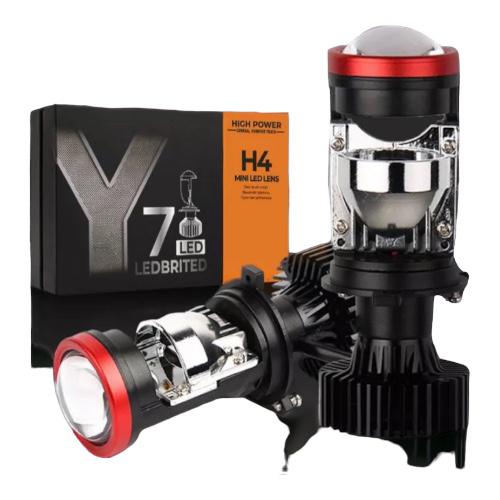 

Светодиодная автомобильная лампа Лед лампы H4 bi led Y7D мини линзы, лампа