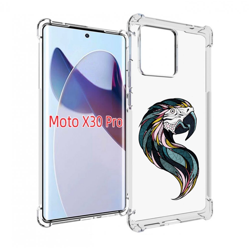 

Чехол MyPads полупопугай для Motorola Moto X30 Pro, Прозрачный, Tocco