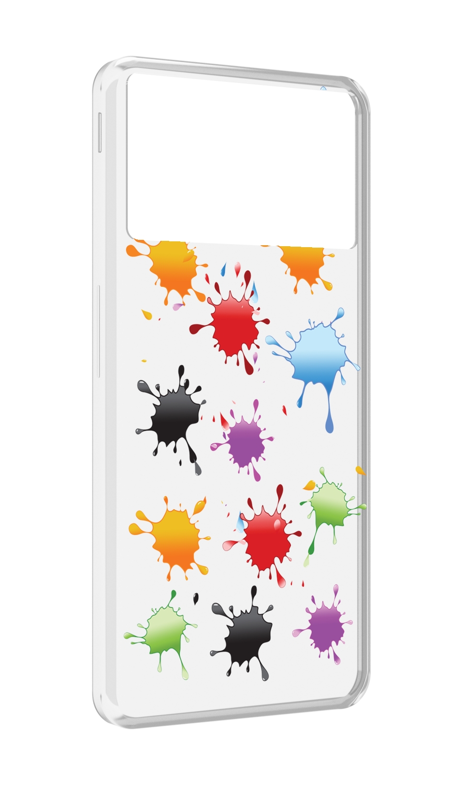 

Чехол MyPads кляксы для ZTE Nubia Z40S Pro, Прозрачный, Tocco