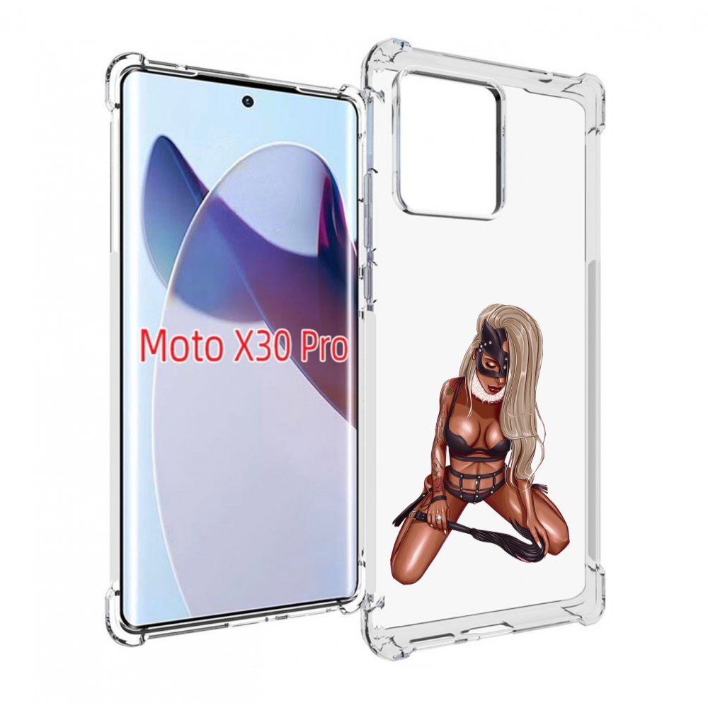 

Чехол MyPads плохая-девушка женский для Motorola Moto X30 Pro, Прозрачный, Tocco