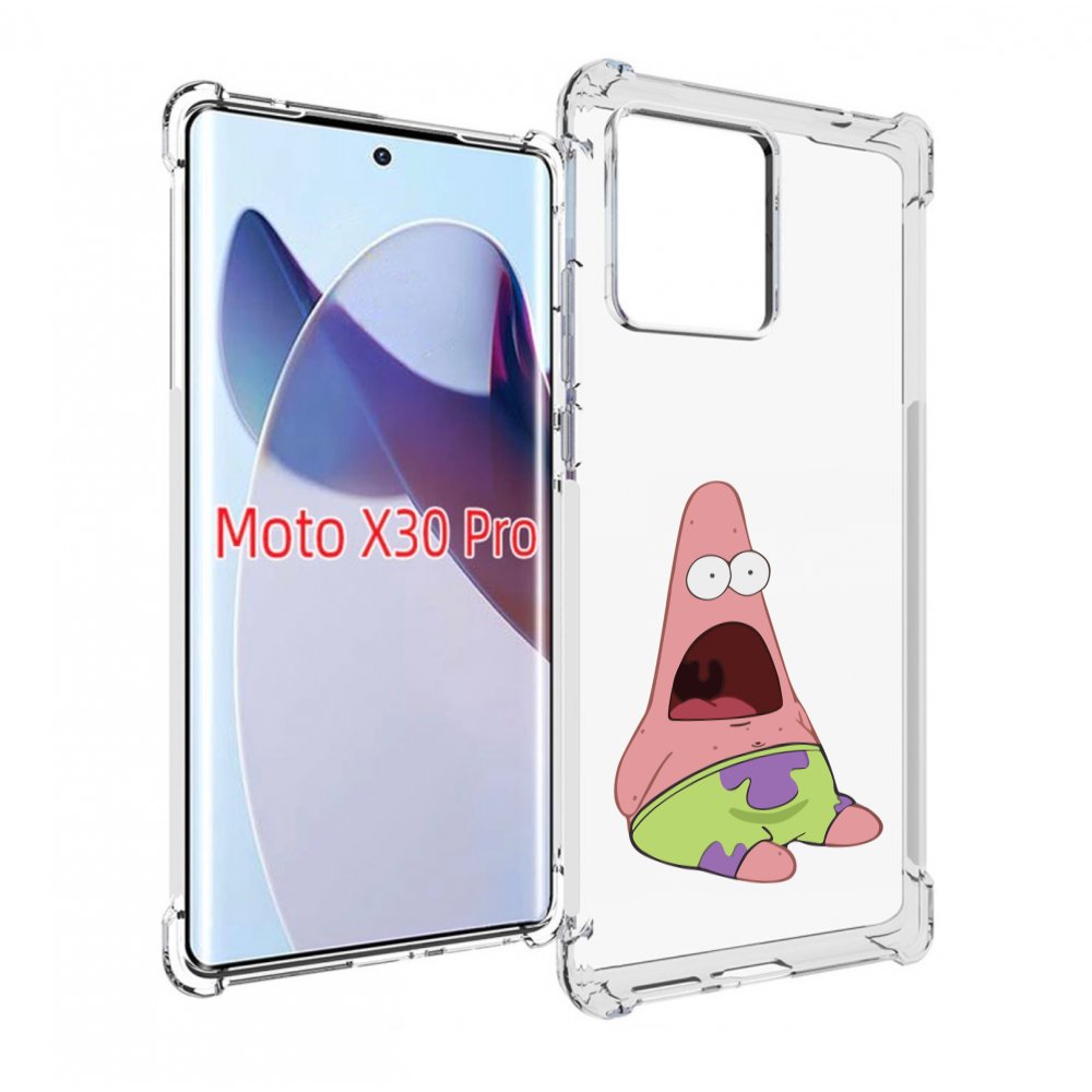 

Чехол MyPads патрик-в-шоке детский для Motorola Moto X30 Pro, Прозрачный, Tocco