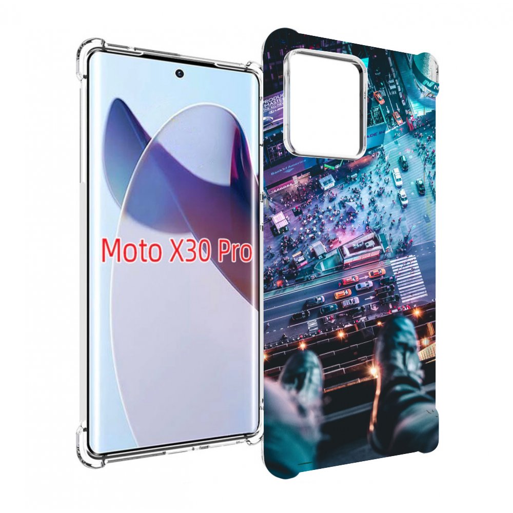 

Чехол MyPads парень на крыше для Motorola Moto X30 Pro, Прозрачный, Tocco