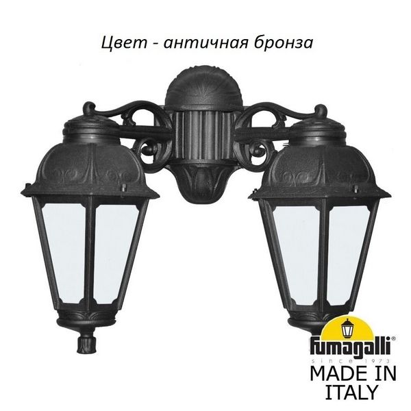 фото Настенный фонарь уличный saba k22.141.000.byf1rdn fumagalli